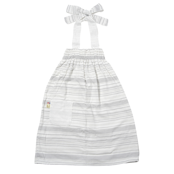 絹綿美人ガーゼ×パイルバスドレス（グレー）イメージ